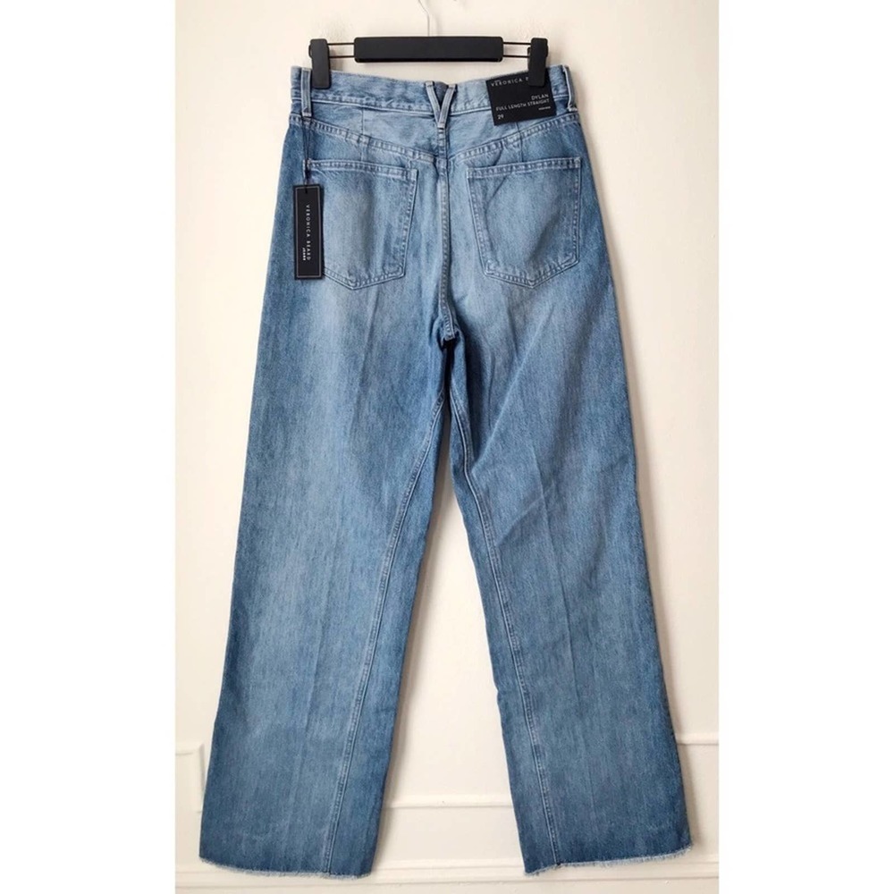 Veronica Beard Dylan Full Length Straight Jeans - Picture 4 of 8